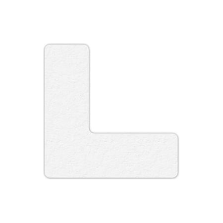 Top Tape And Label Floor Marking Tape, White, L Shape, 25/Pkg., LM110W LM110W